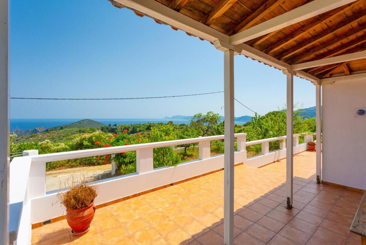 Villa Glafki Panormos  Bagian luar foto
