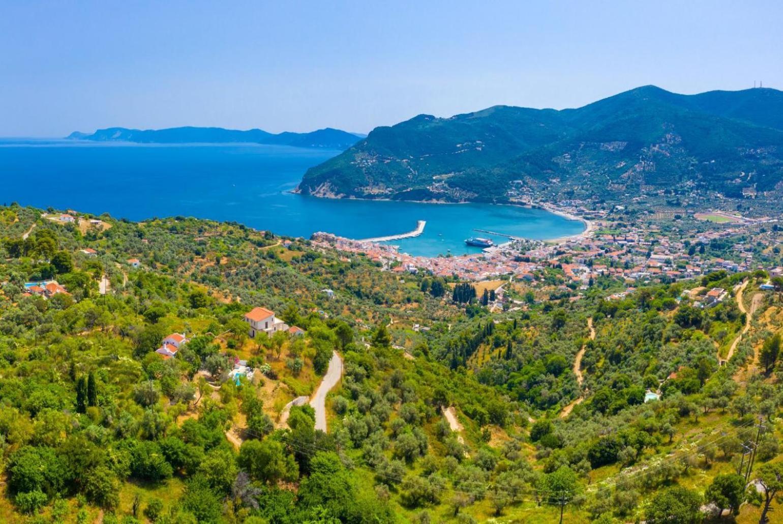 Villa Glafki Panormos  Bagian luar foto