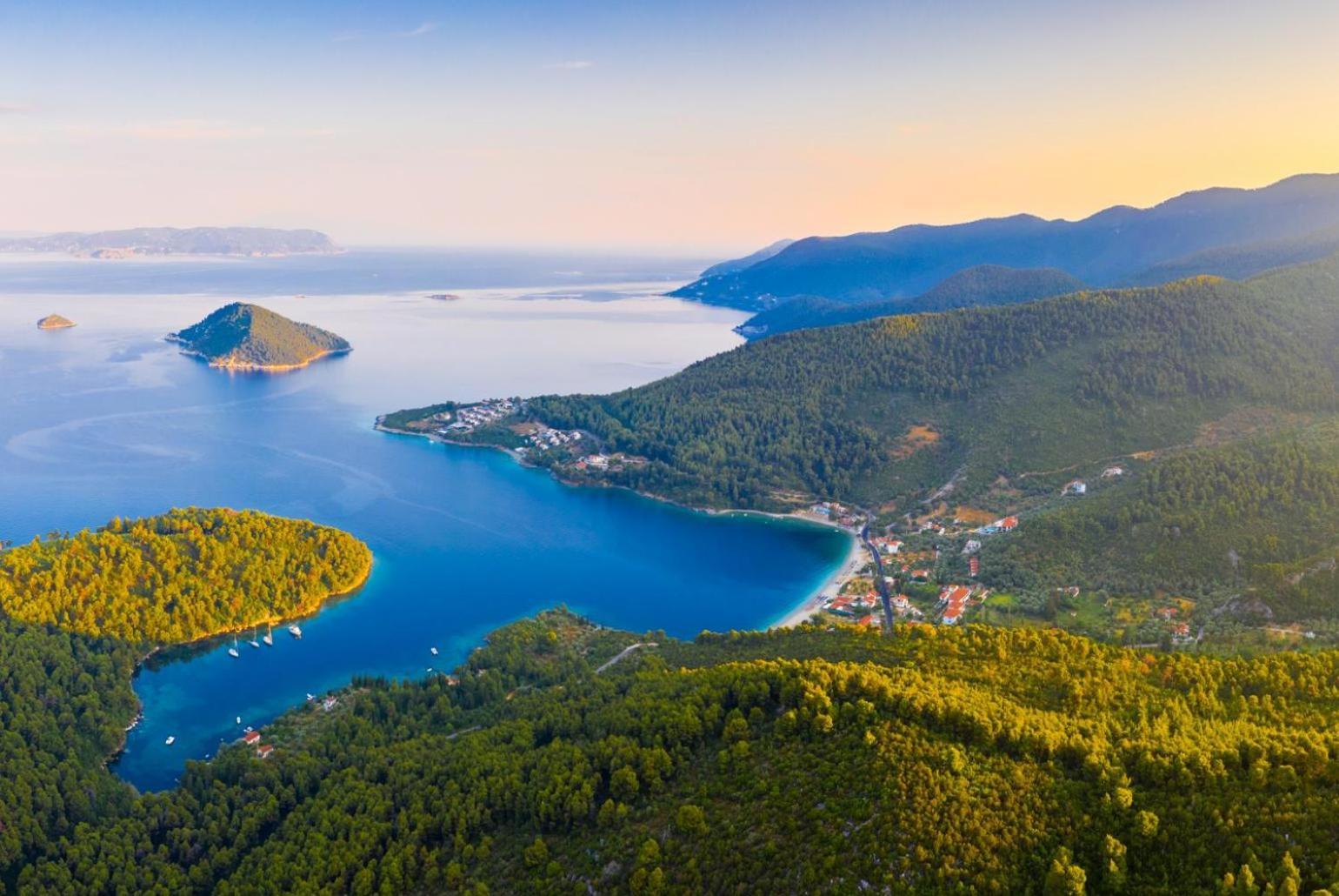 Villa Glafki Panormos  Bagian luar foto