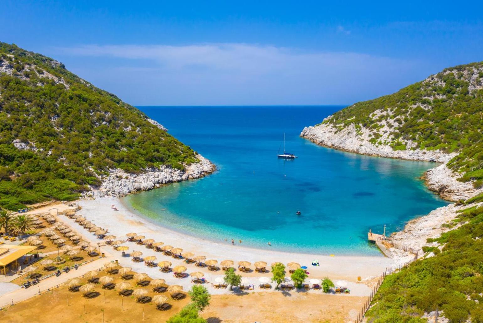 Villa Glafki Panormos  Bagian luar foto