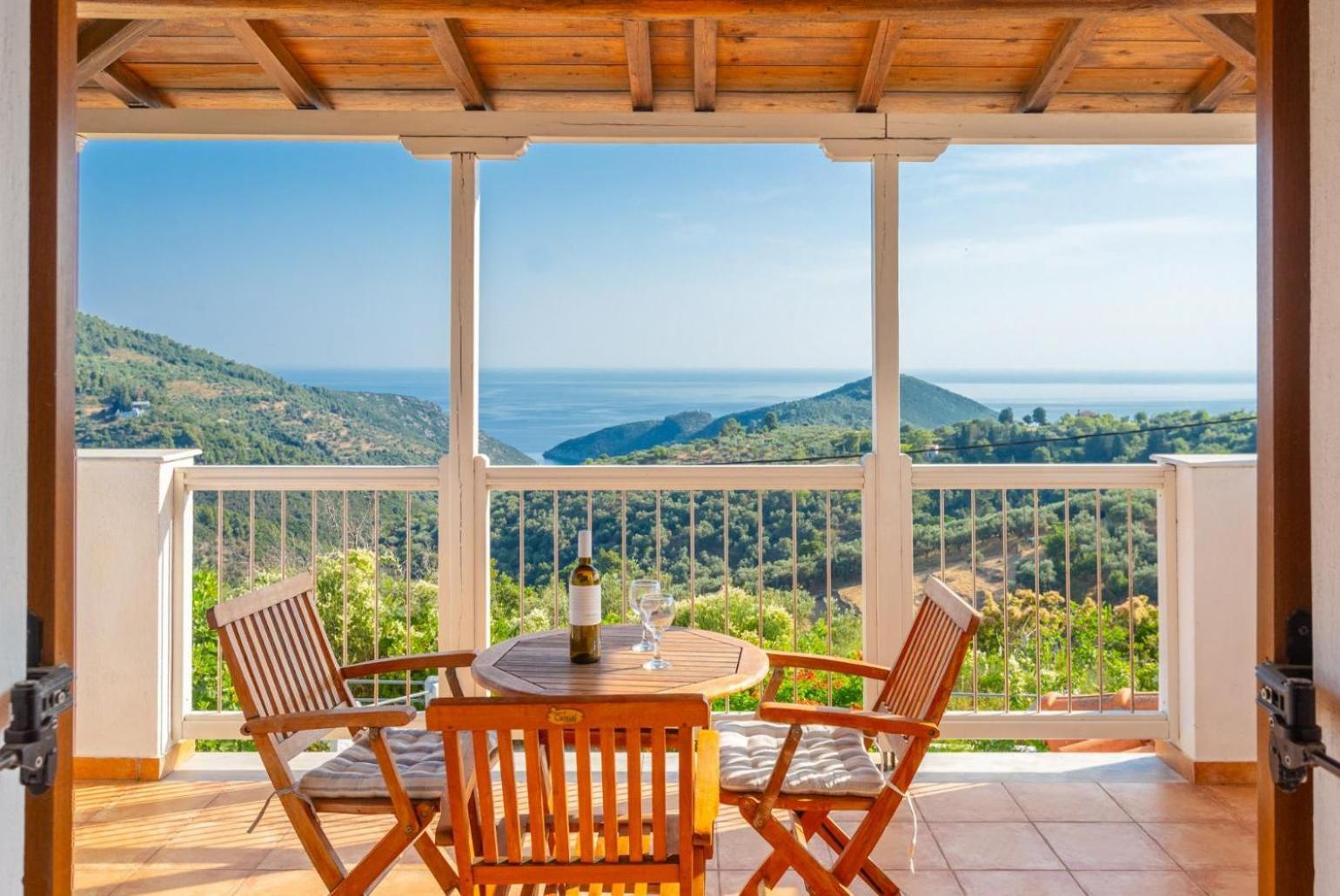 Villa Glafki Panormos  Bagian luar foto