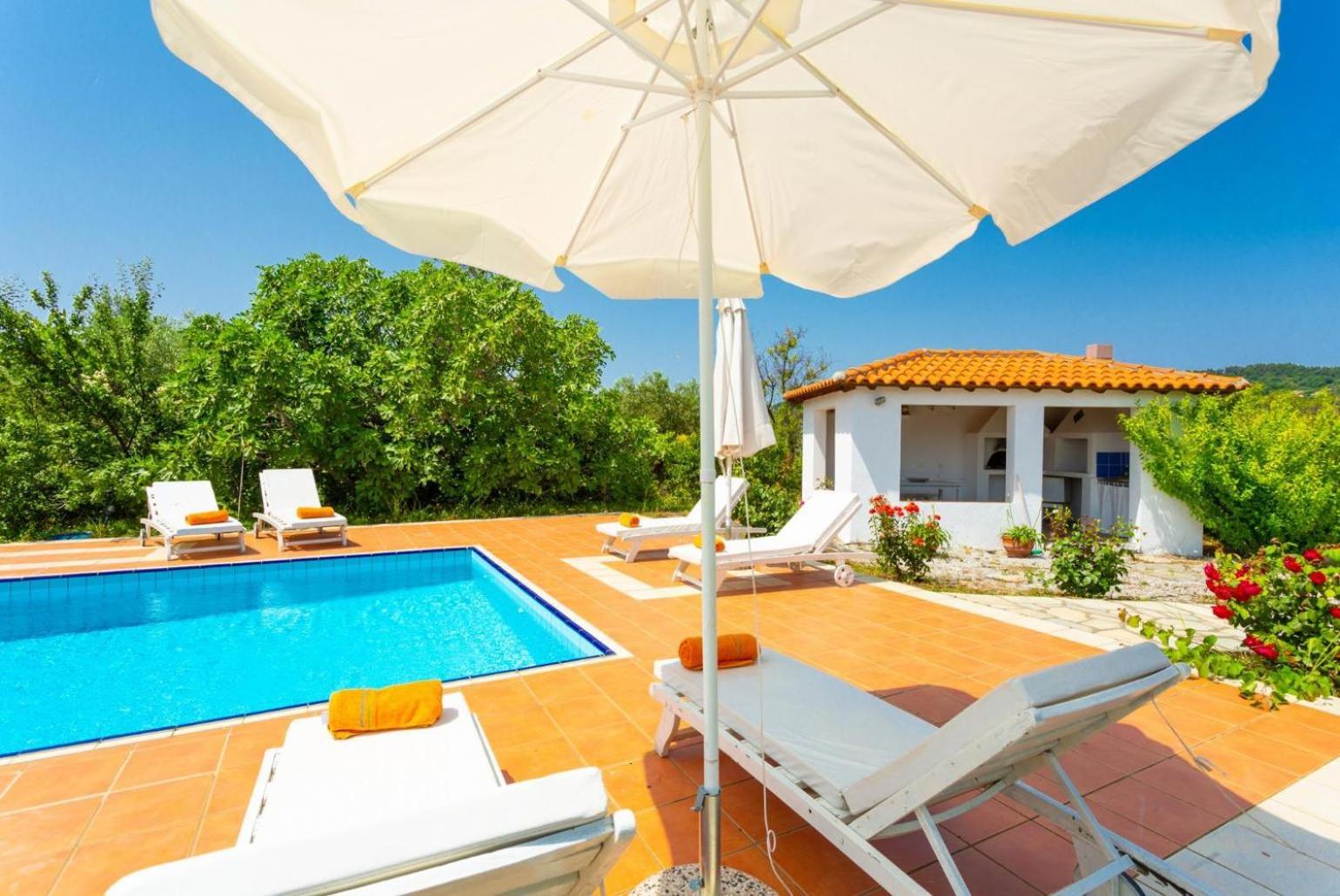 Villa Glafki Panormos  Bagian luar foto