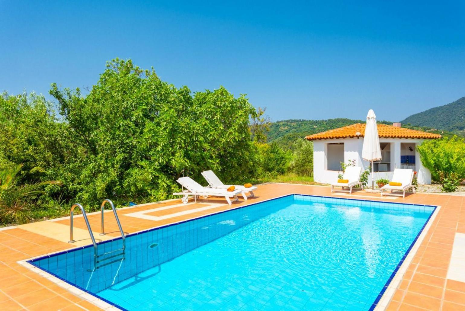 Villa Glafki Panormos  Bagian luar foto