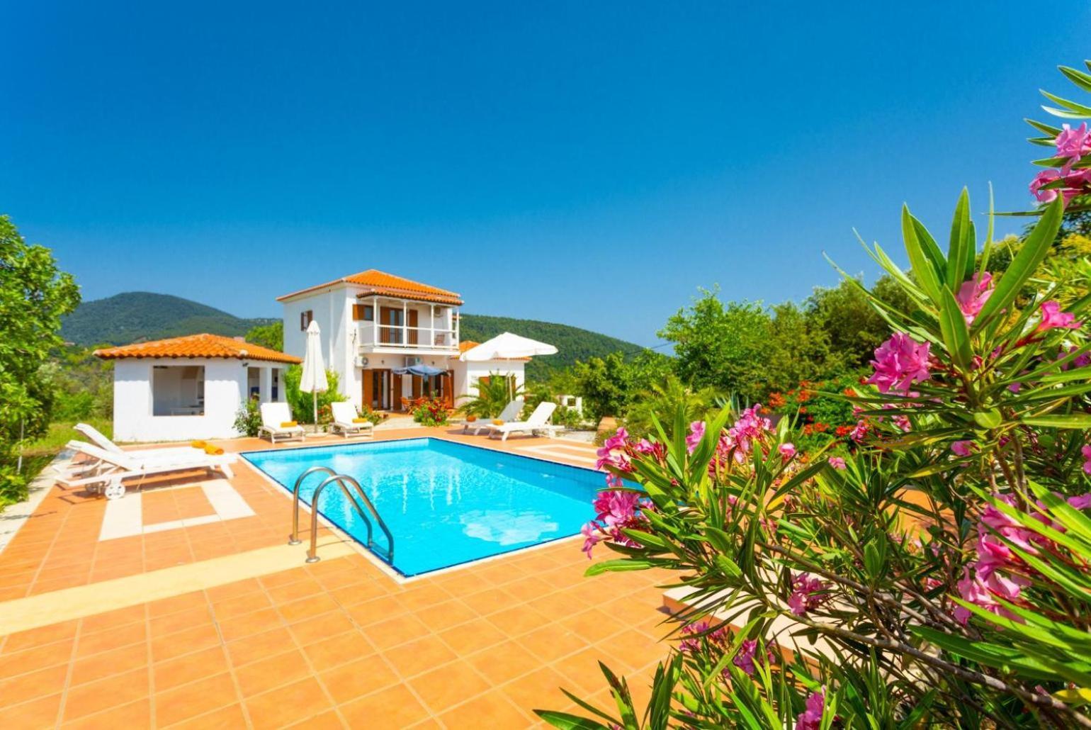 Villa Glafki Panormos  Bagian luar foto